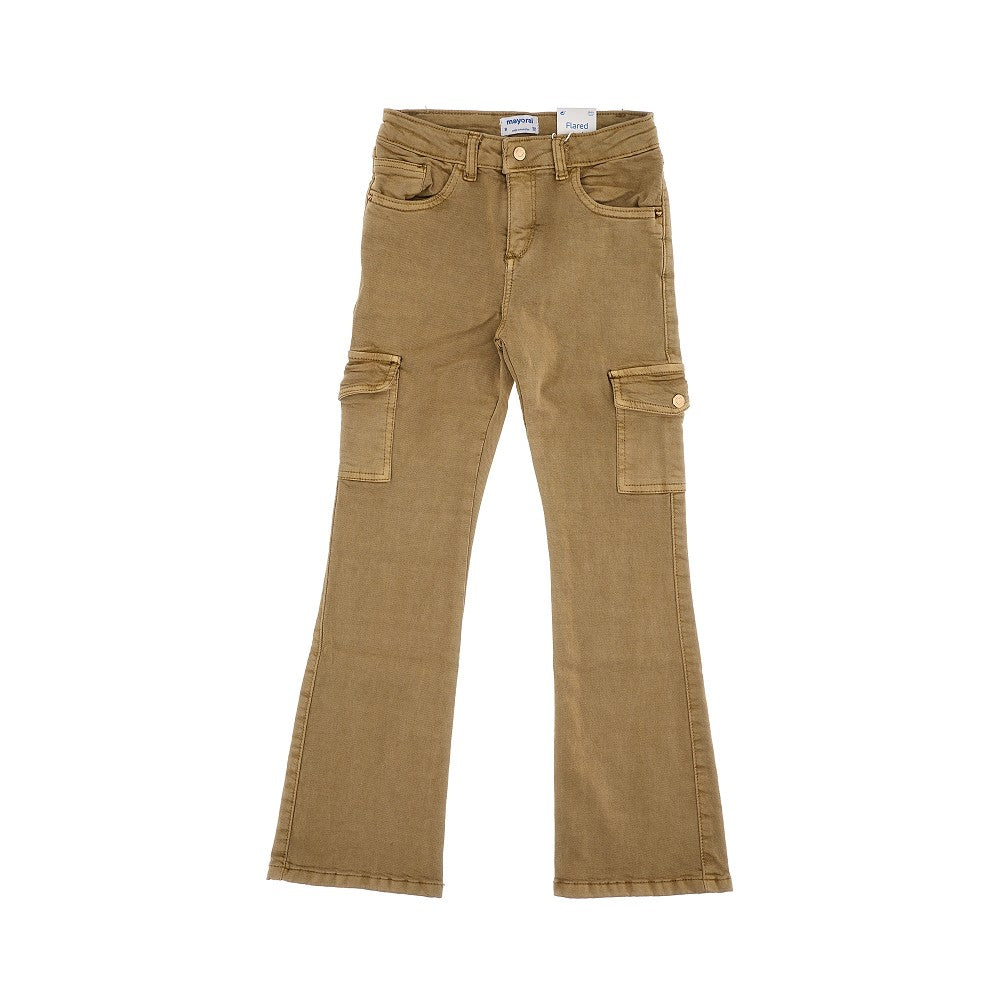 Flared cargo pants