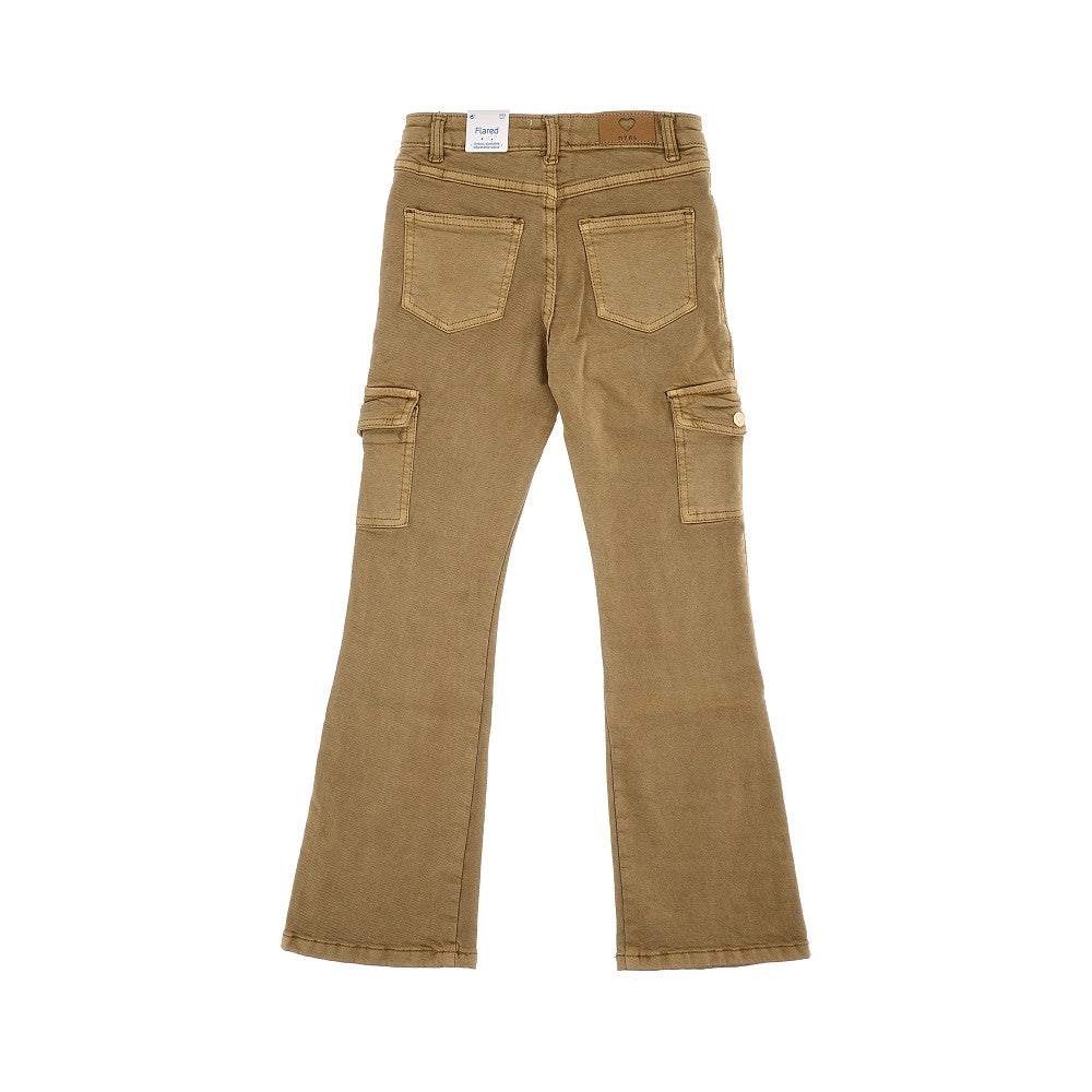 Flared cargo pants
