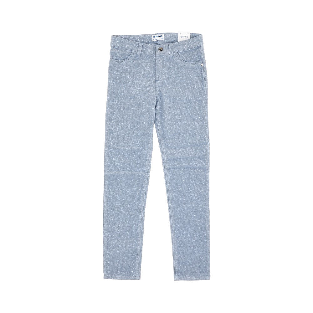 Pantalone in velluto lurex