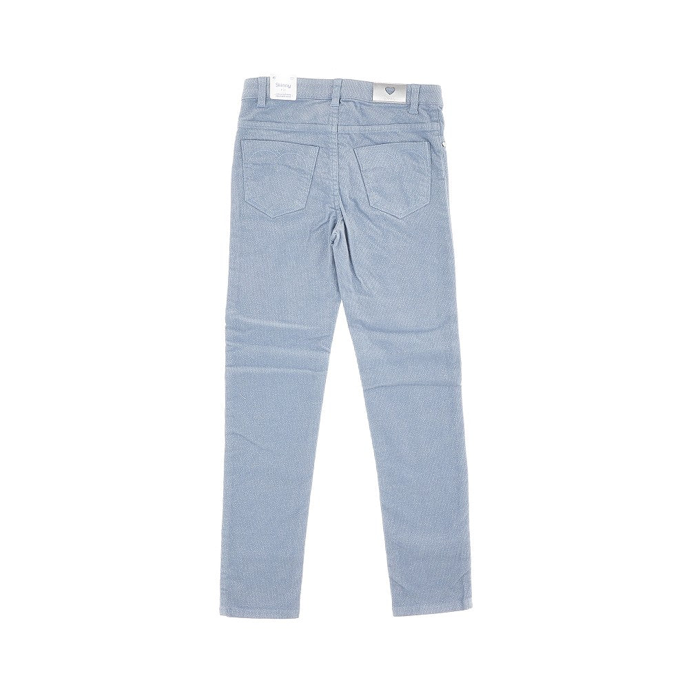 Pantalone in velluto lurex