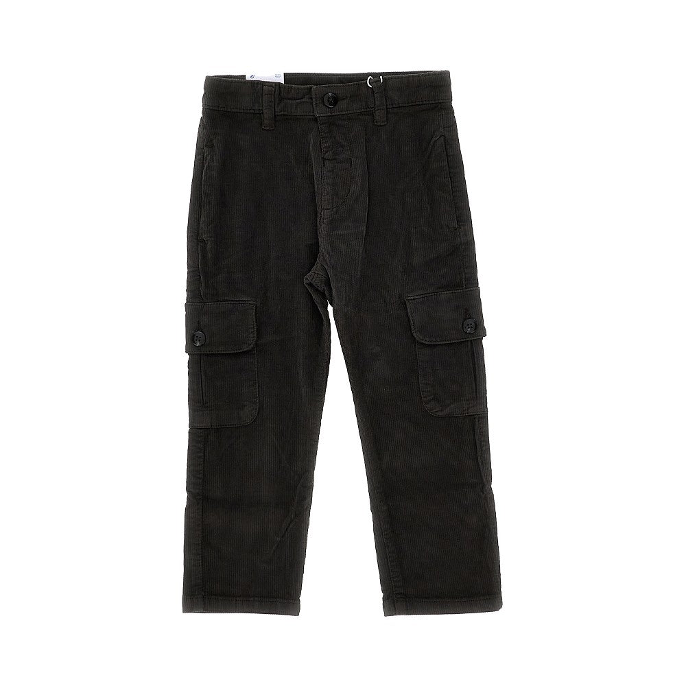 Pantalone cargo in velluto a costine