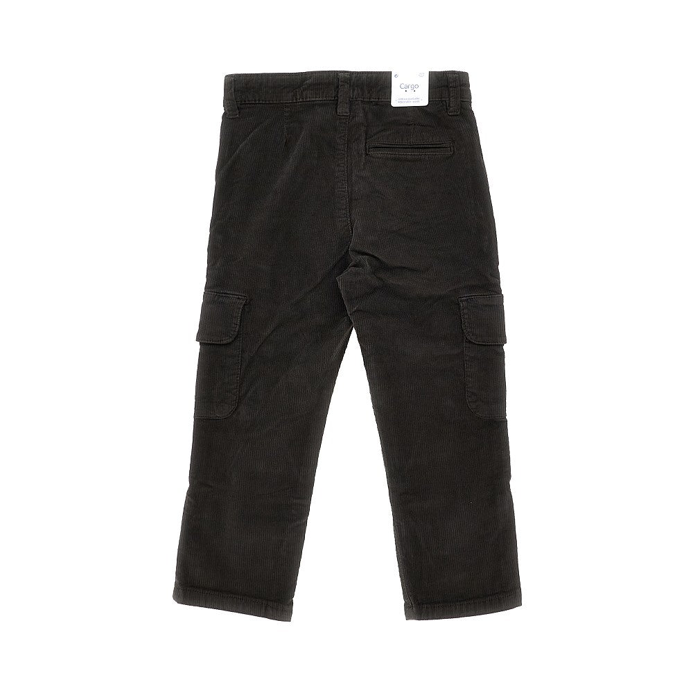 Pantalone cargo in velluto a costine