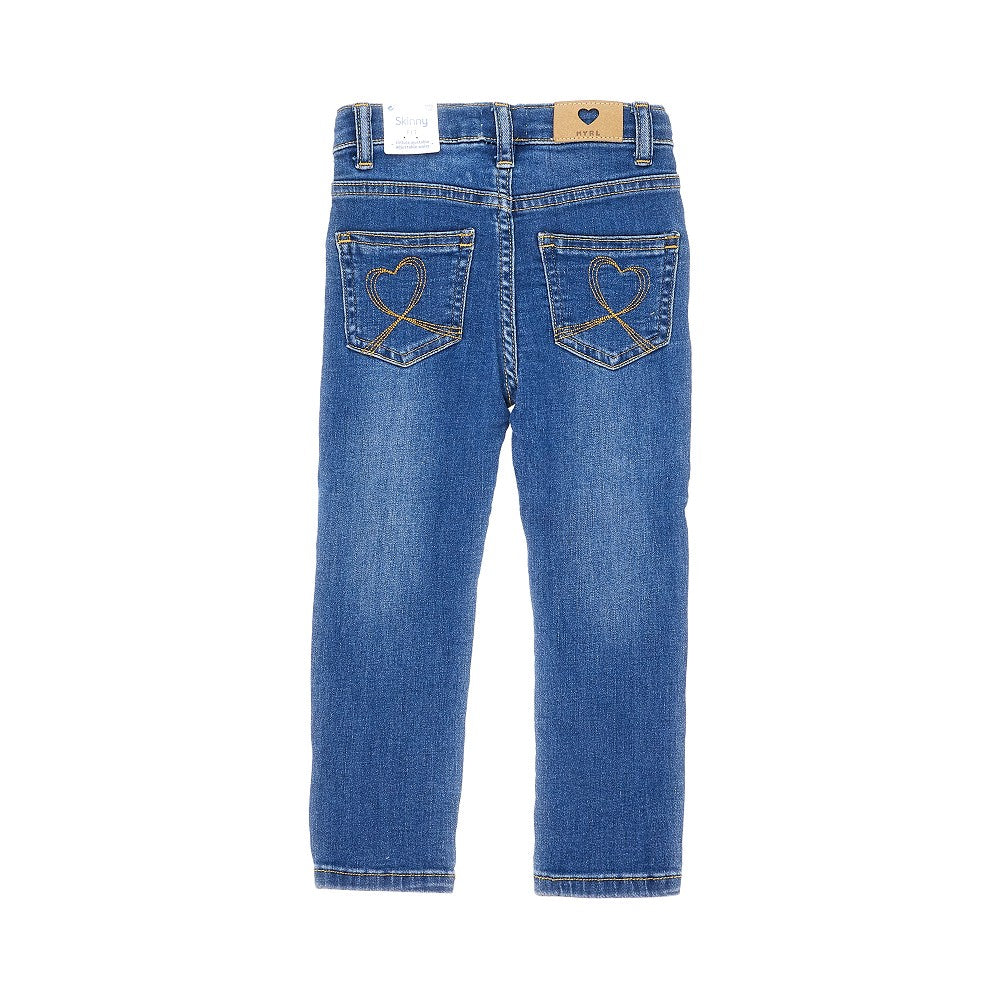 Jeans a sigaretta in denim