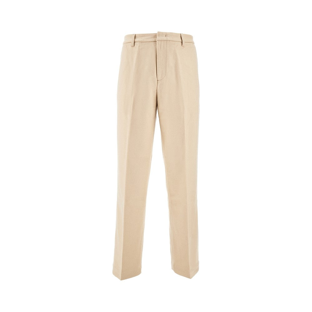 Pantalone chino in lana e cachemire