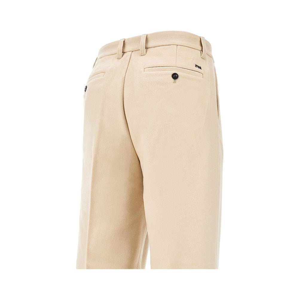 Pantalone chino in lana e cachemire