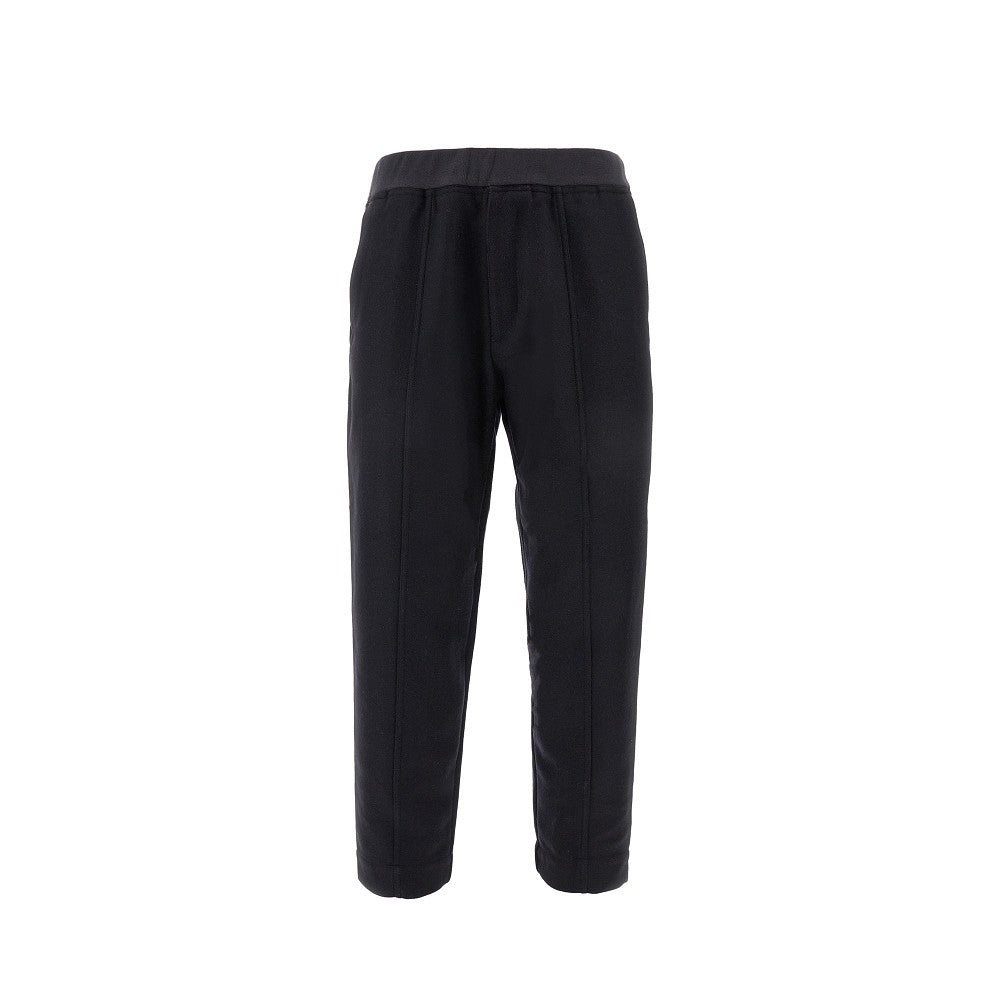 Pantalone in feltro di misto lana