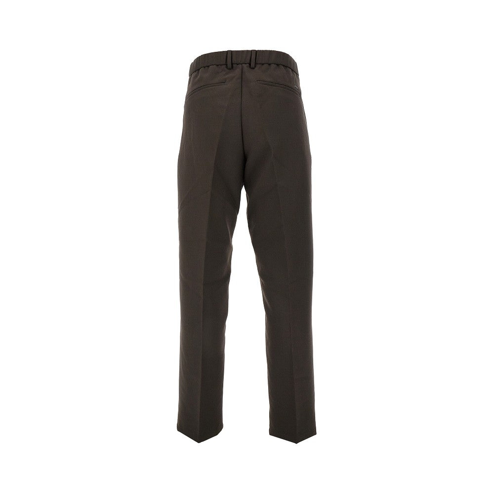 Pantalone in misto viscosa con vita elastica