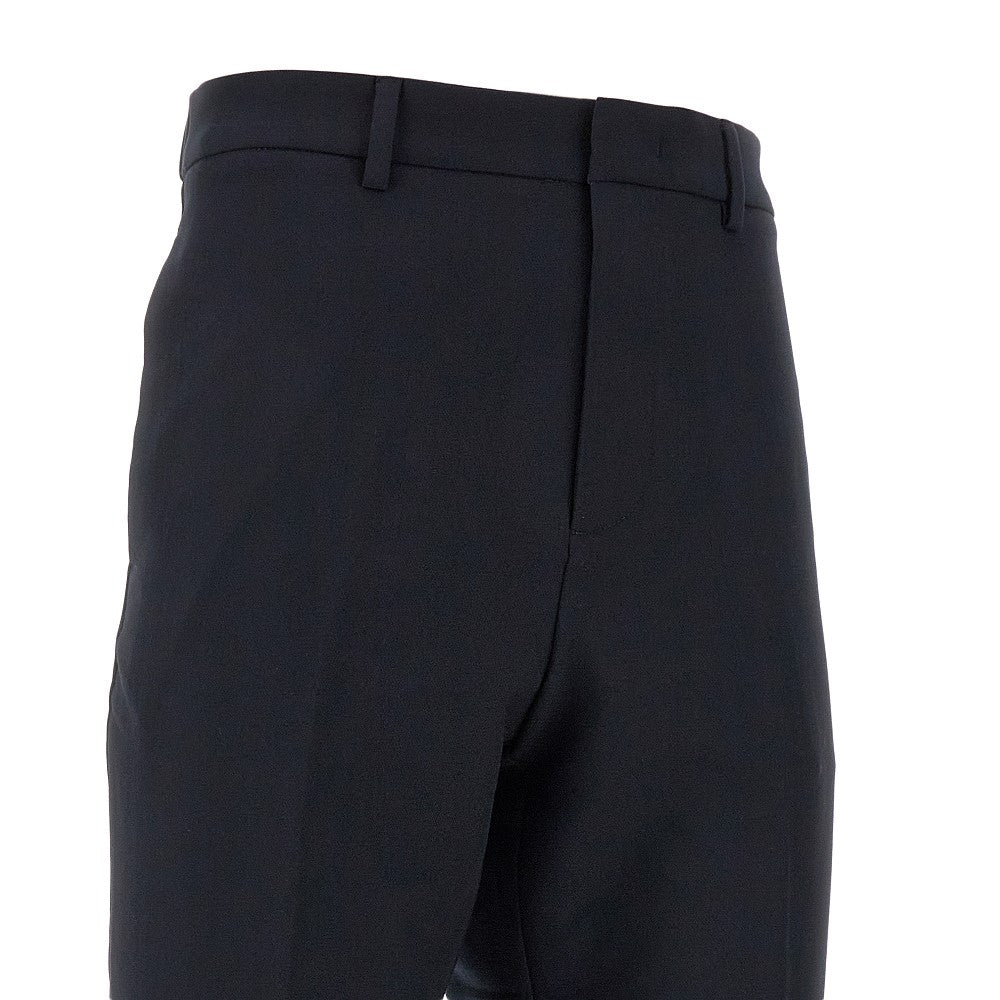 Pantalone in misto viscosa con vita elastica