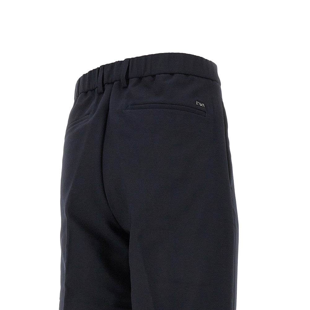 Pantalone in misto viscosa con vita elastica