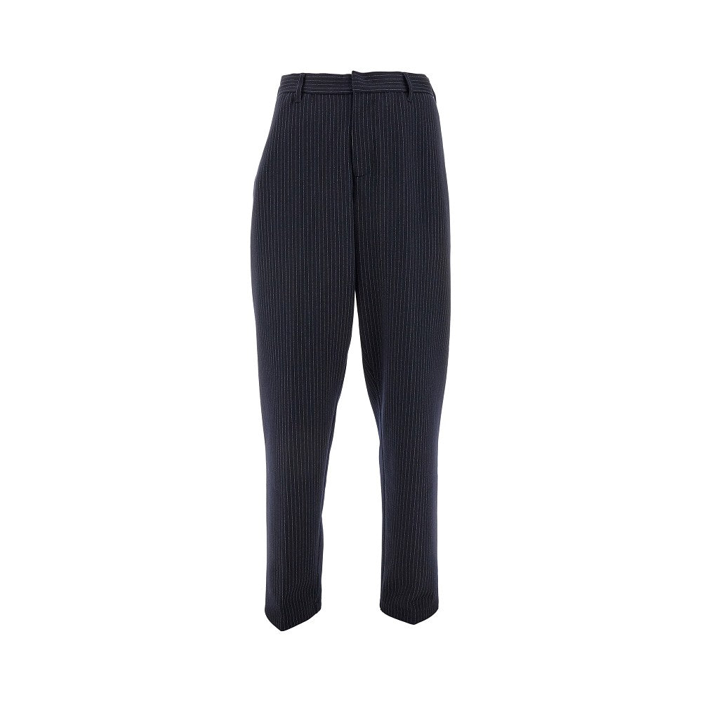 Pantalone in jersey gessato