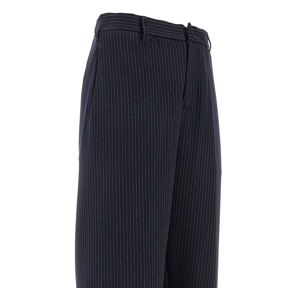 Pantalone in jersey gessato