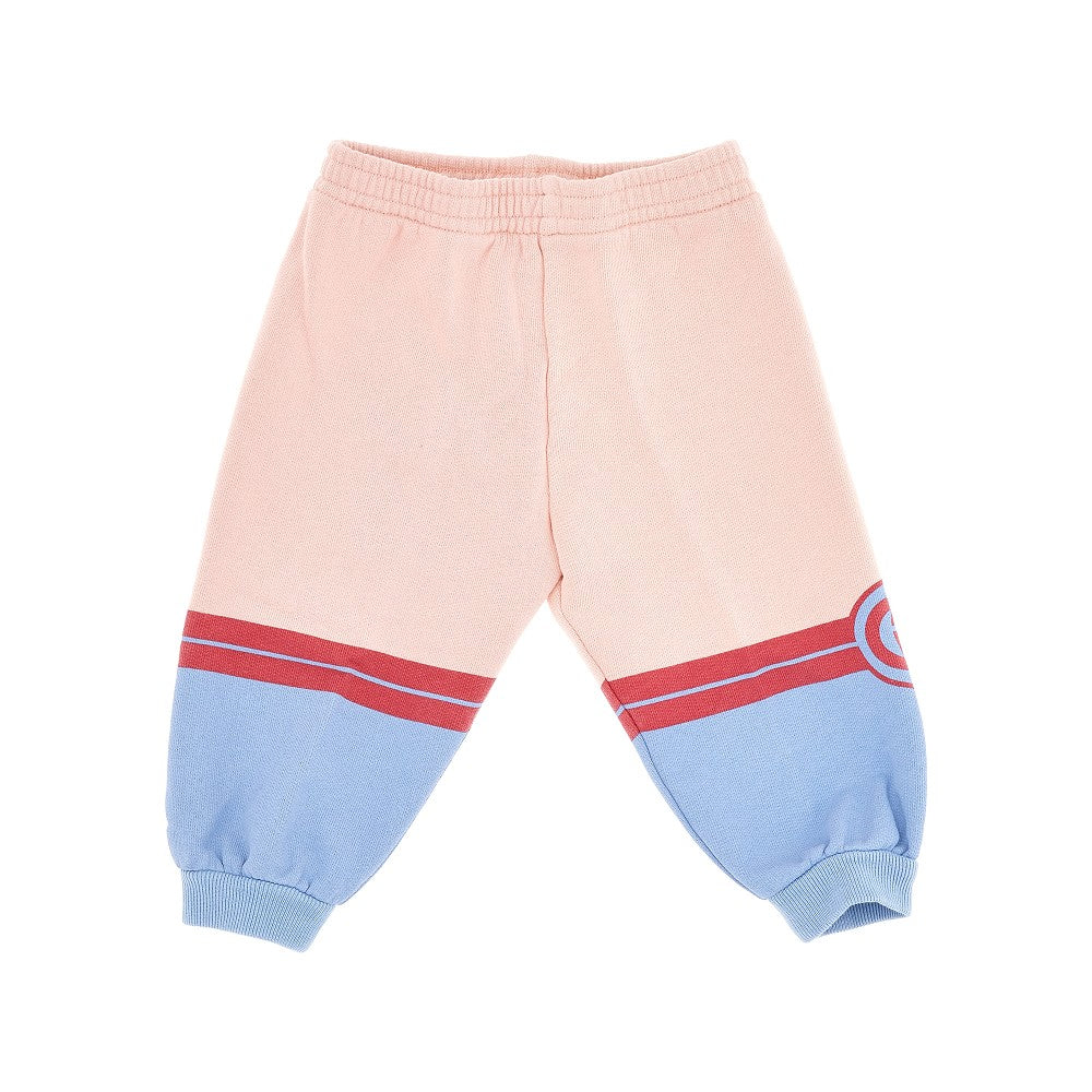 Joggers con stampa Incrocio GG