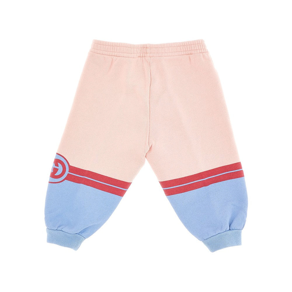Joggers con stampa Incrocio GG