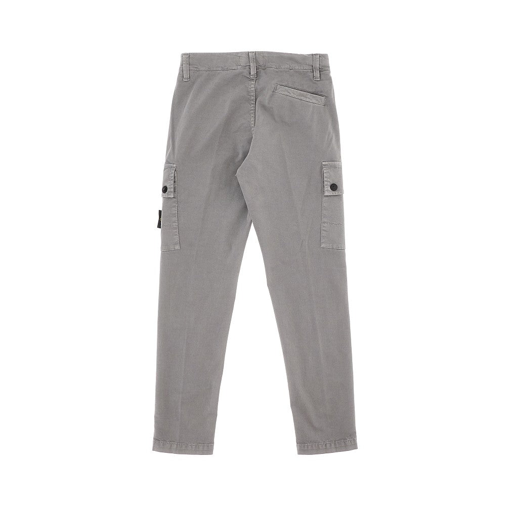 Pantalone cargo in cotone elasticizzato