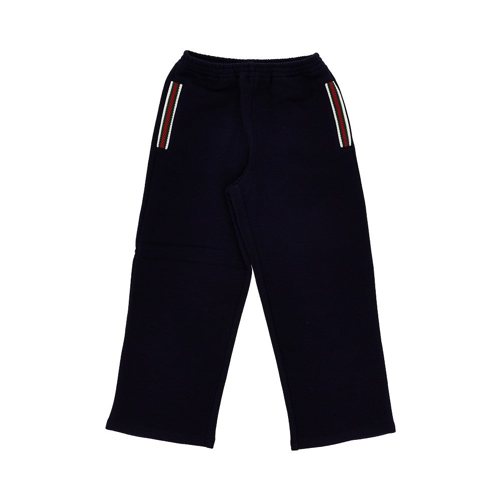 Pantalone in french terry con dettagli Web