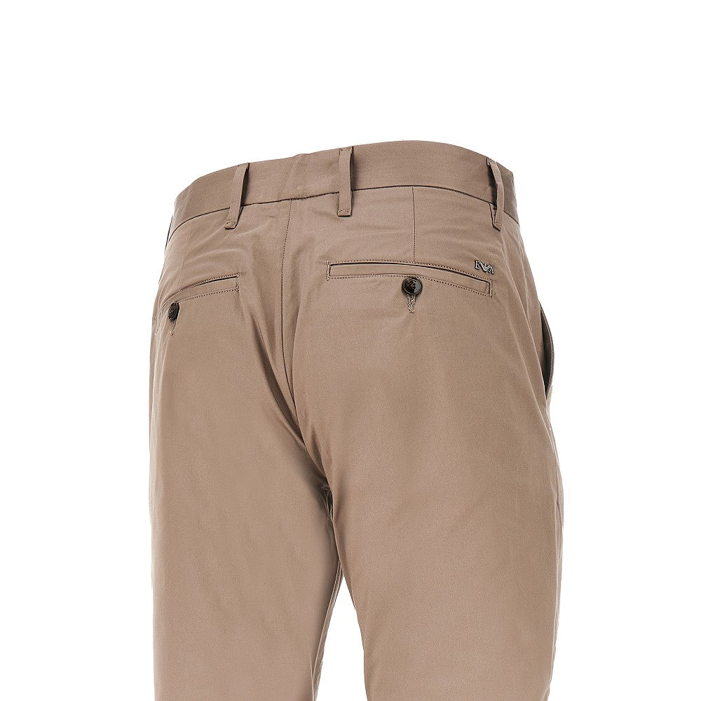 Stretch cotton chino pants