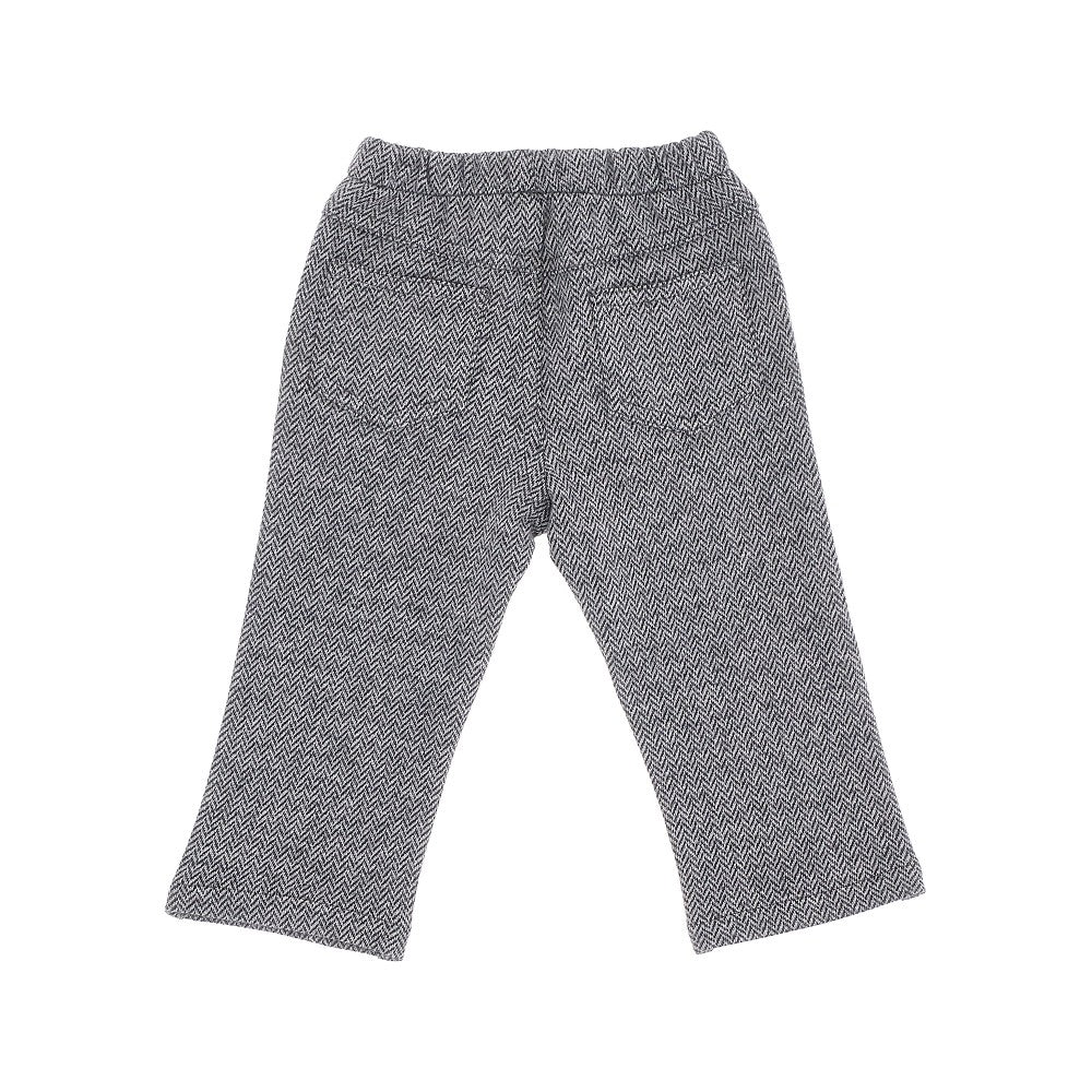 Pantalone in cotone Herringbone