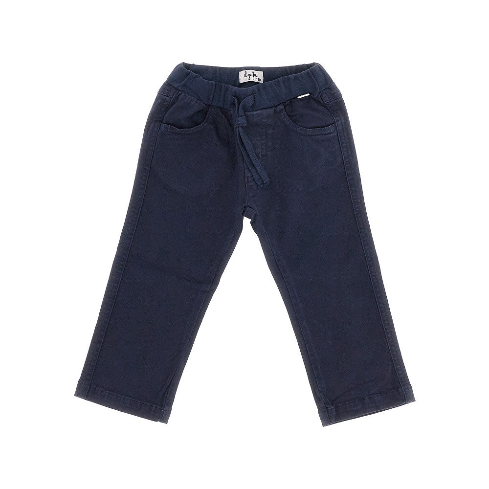 Pantalone in cotone elasticizzato