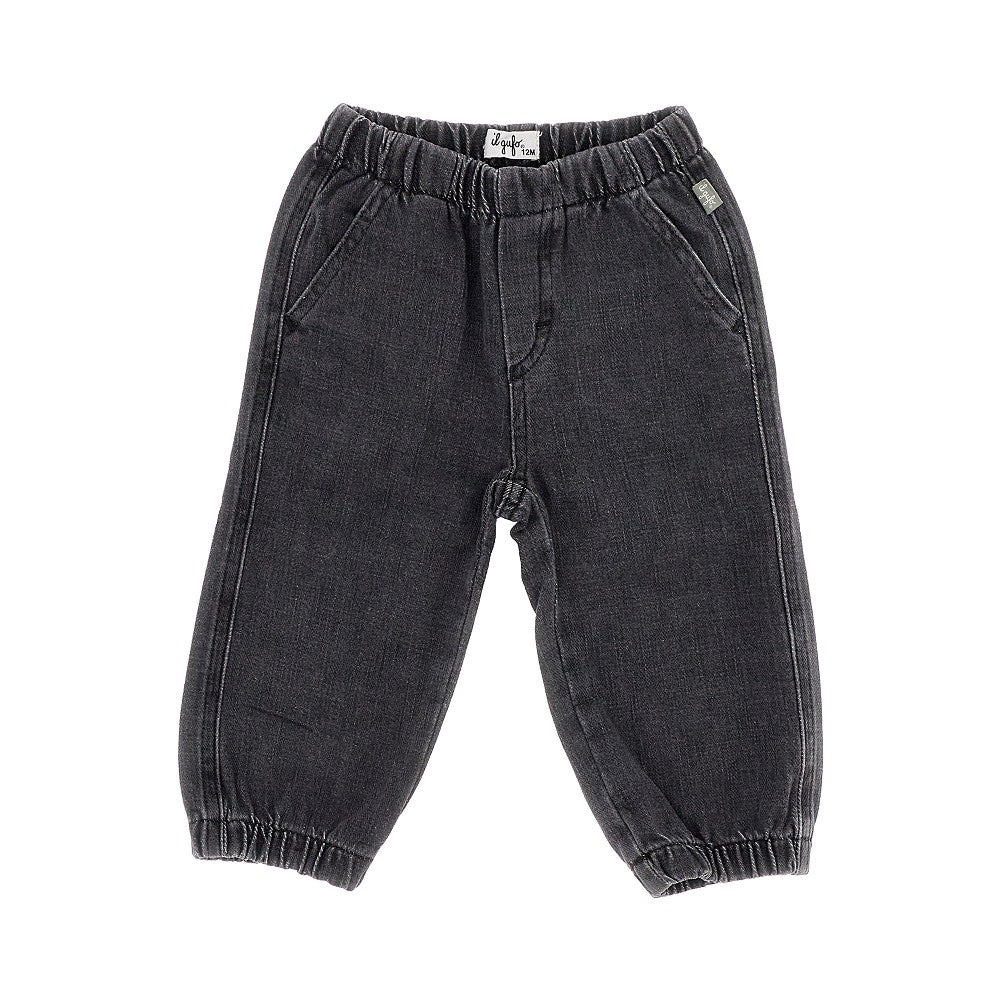 Pantalone jogger in denim