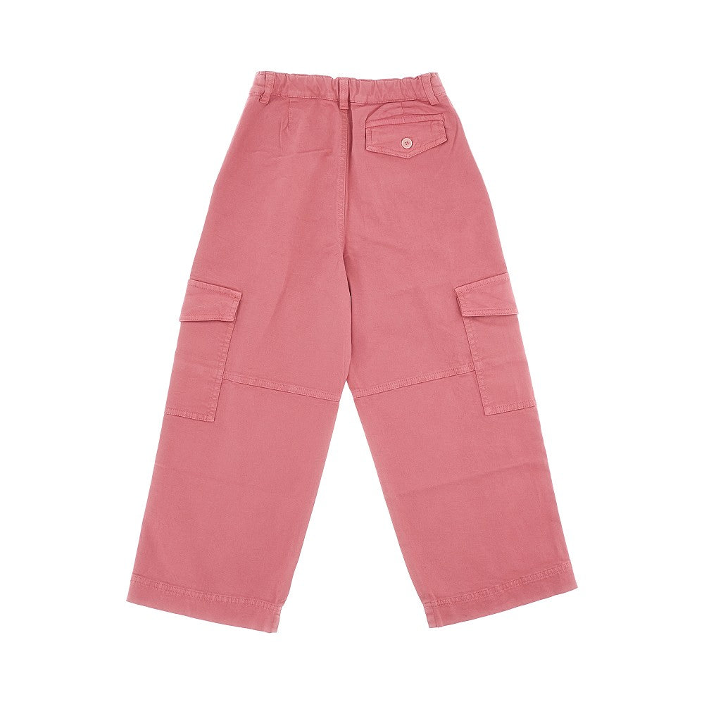 Stretch cotton cargo pants
