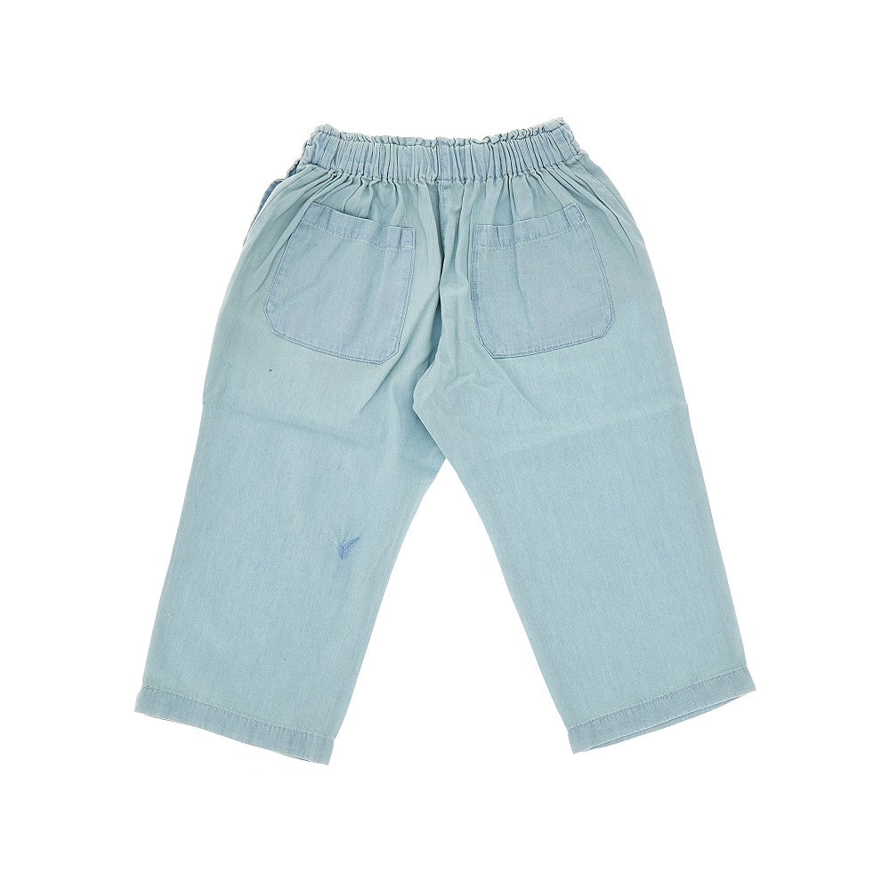 'Morning Egg' light denim pants