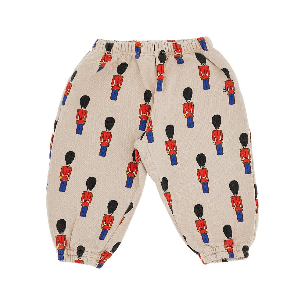 'Little Tin Soldiers' cotton sweatpants