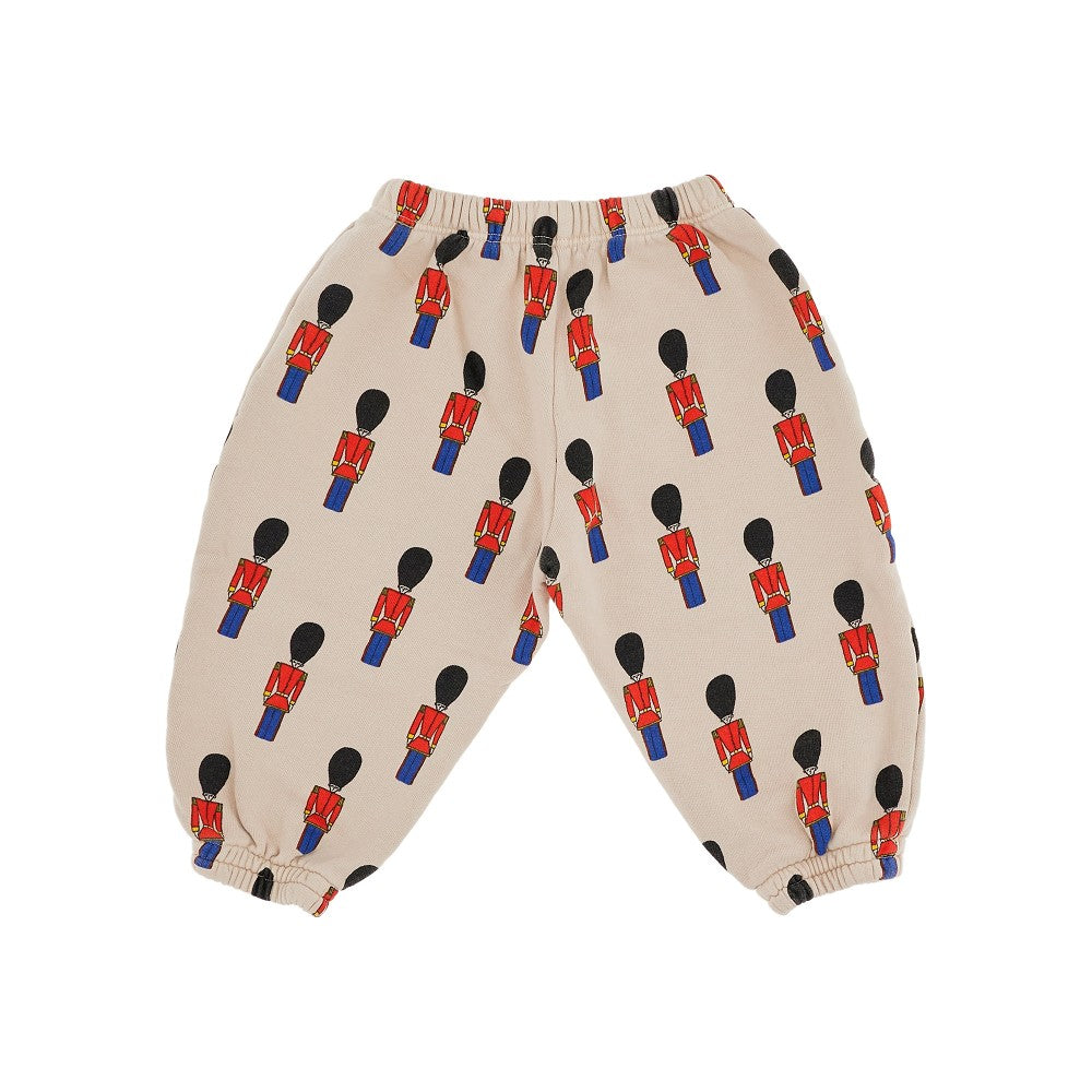 'Little Tin Soldiers' cotton sweatpants