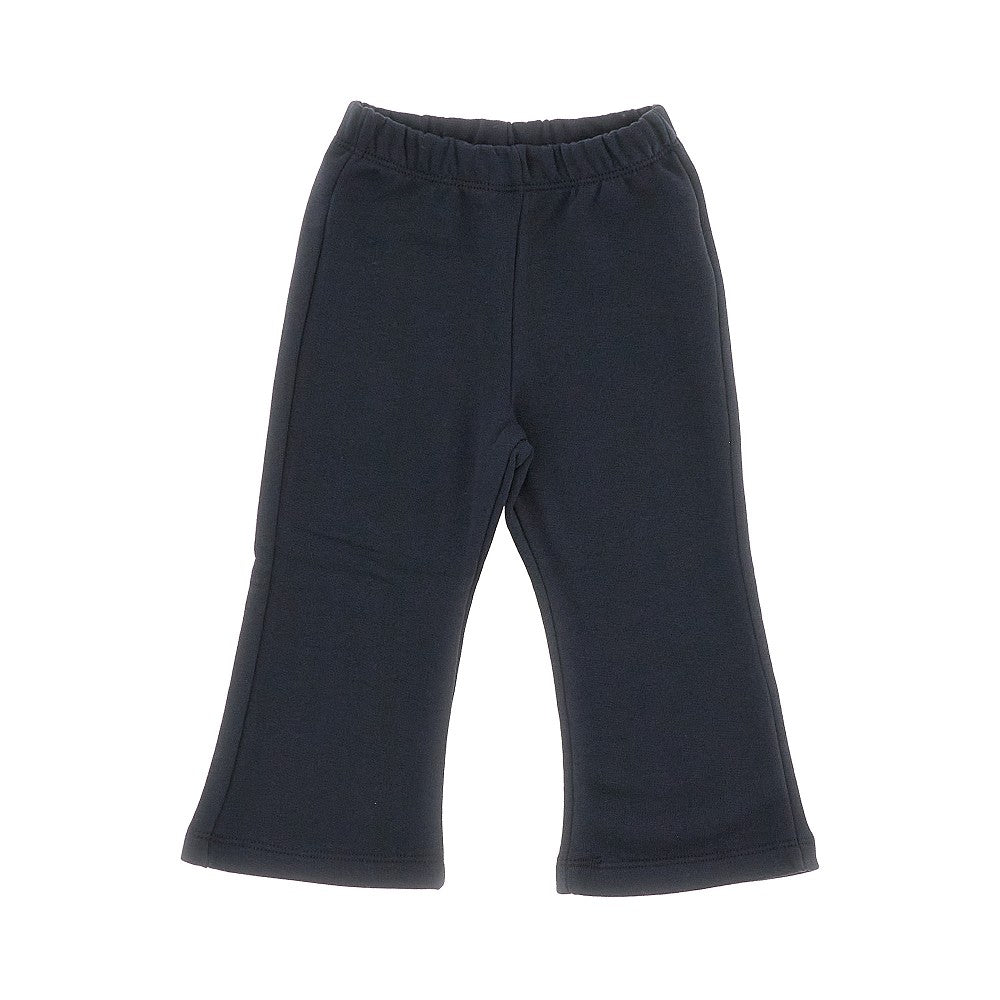 Pantalone svasato in felpa