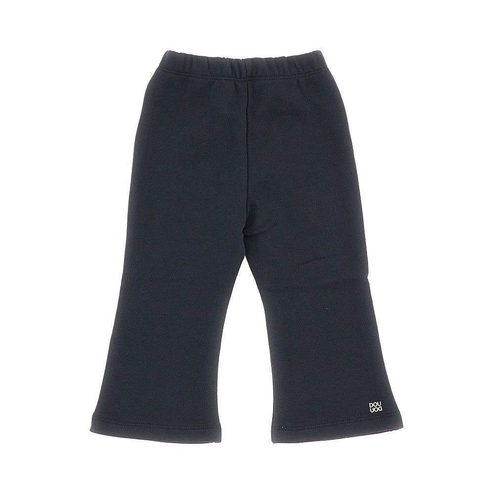 Pantalone svasato in felpa