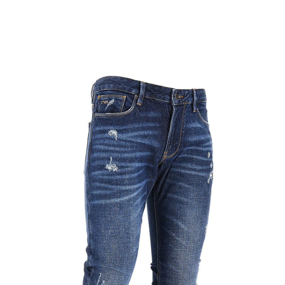 Distressed effect Denim J06 Slim Fit jeans