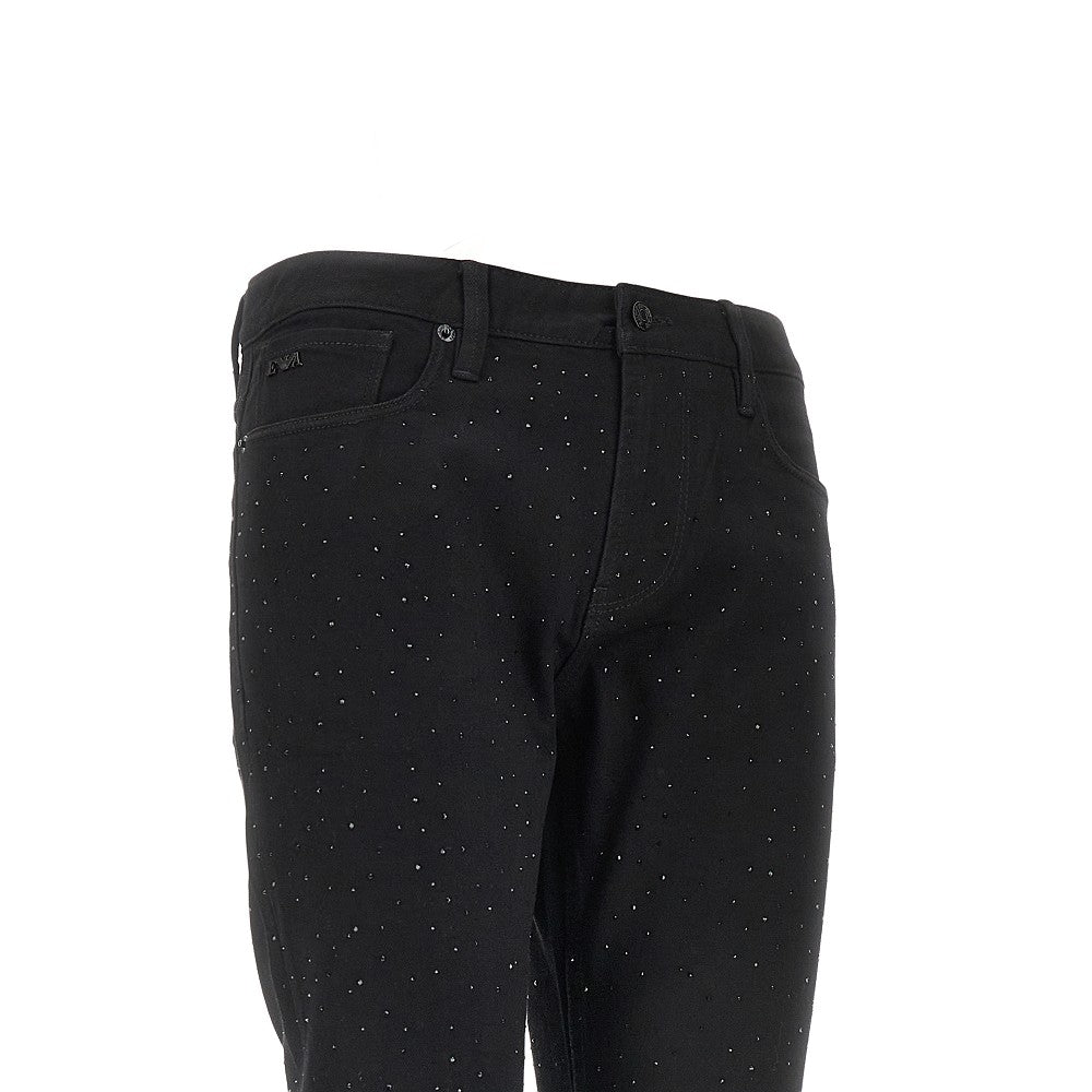 Rhinestones-embellished Slim Fit 'J06' jeans