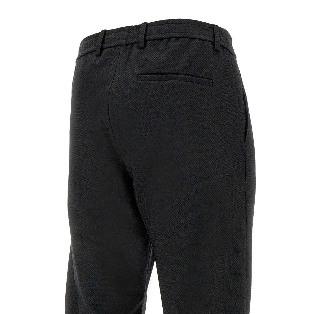 Pantalone in jersey tecnico jacquard