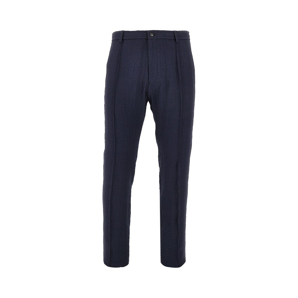 Technical seersucker pants