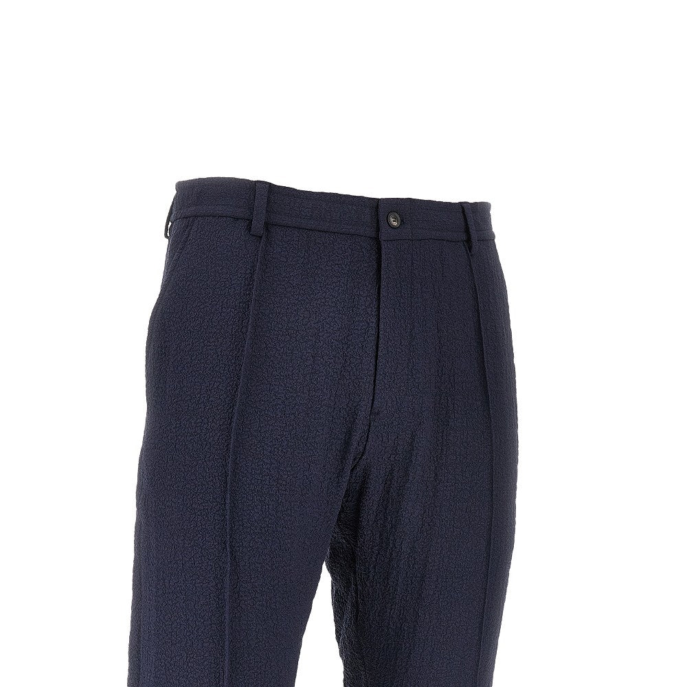 Technical seersucker pants