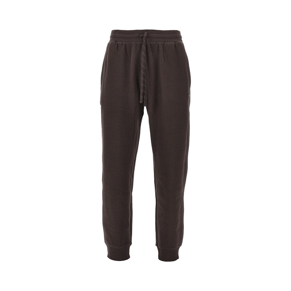 Piquet jersey loungewear pants