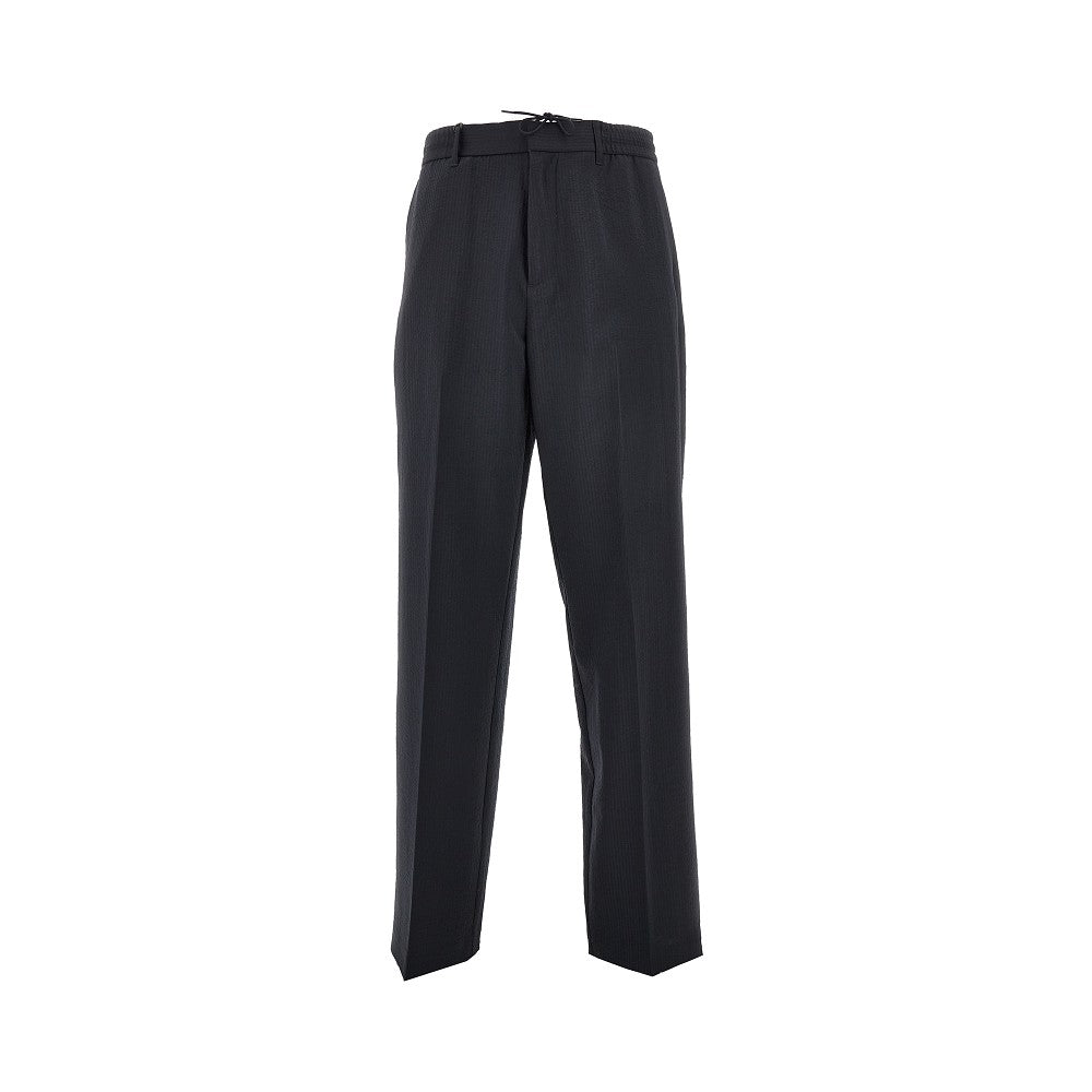 Technical seersucker pants