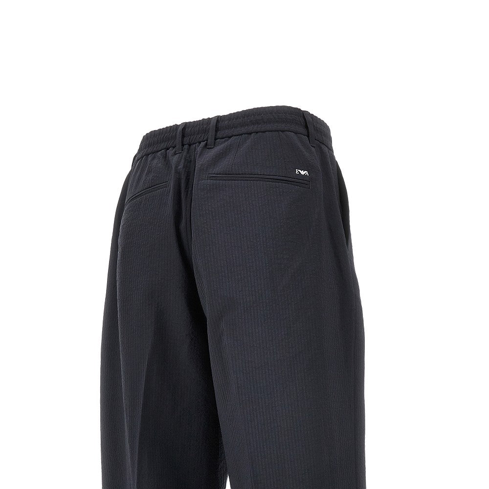 Pantalone in seersucker tecnico