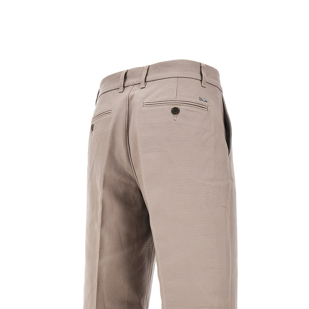 Pantalone chino in canvas