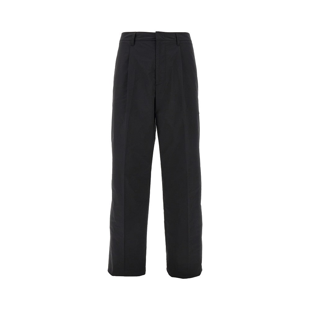 Nylon pants with dart