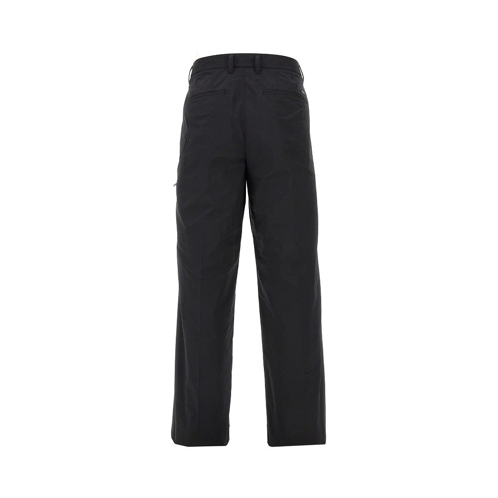 Nylon pants with dart