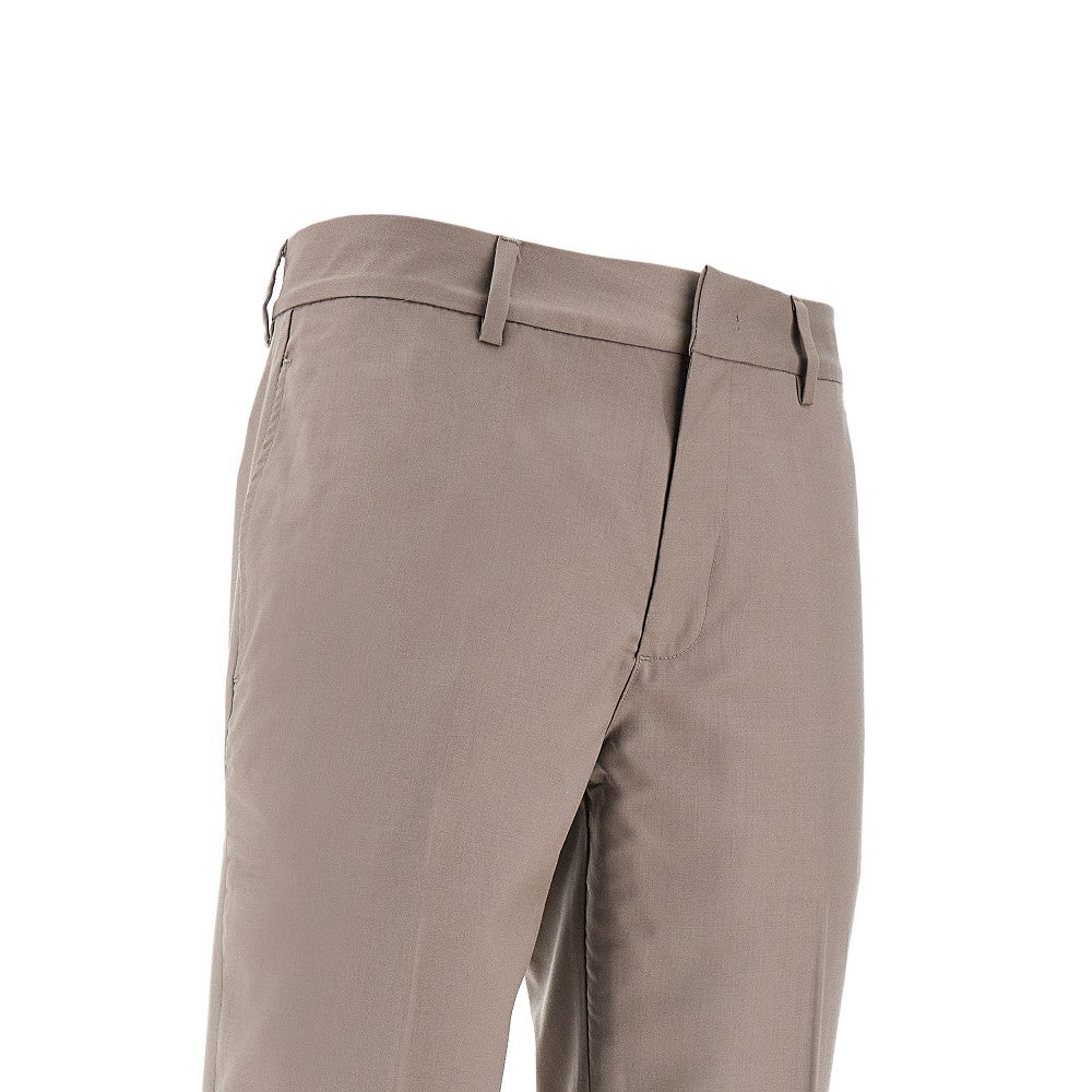 Pantalone chino in twill di lana