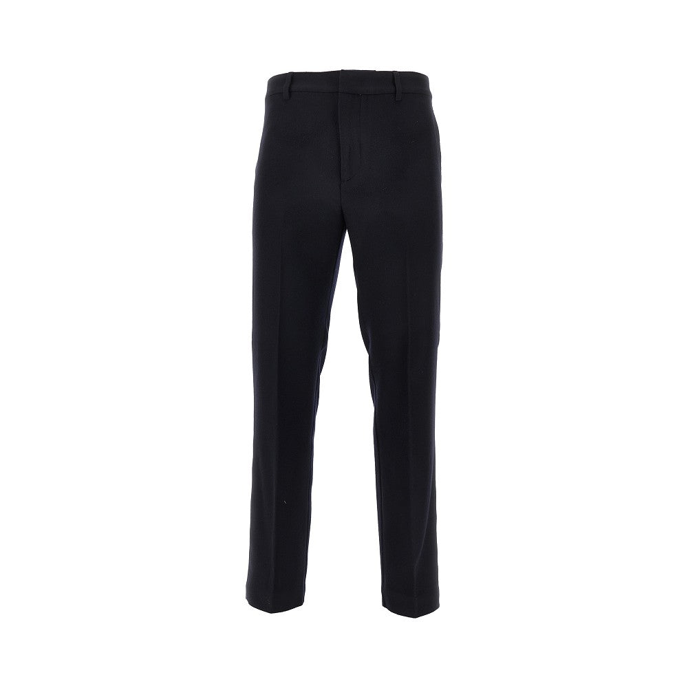 Wool and cashmere-blend chino pants