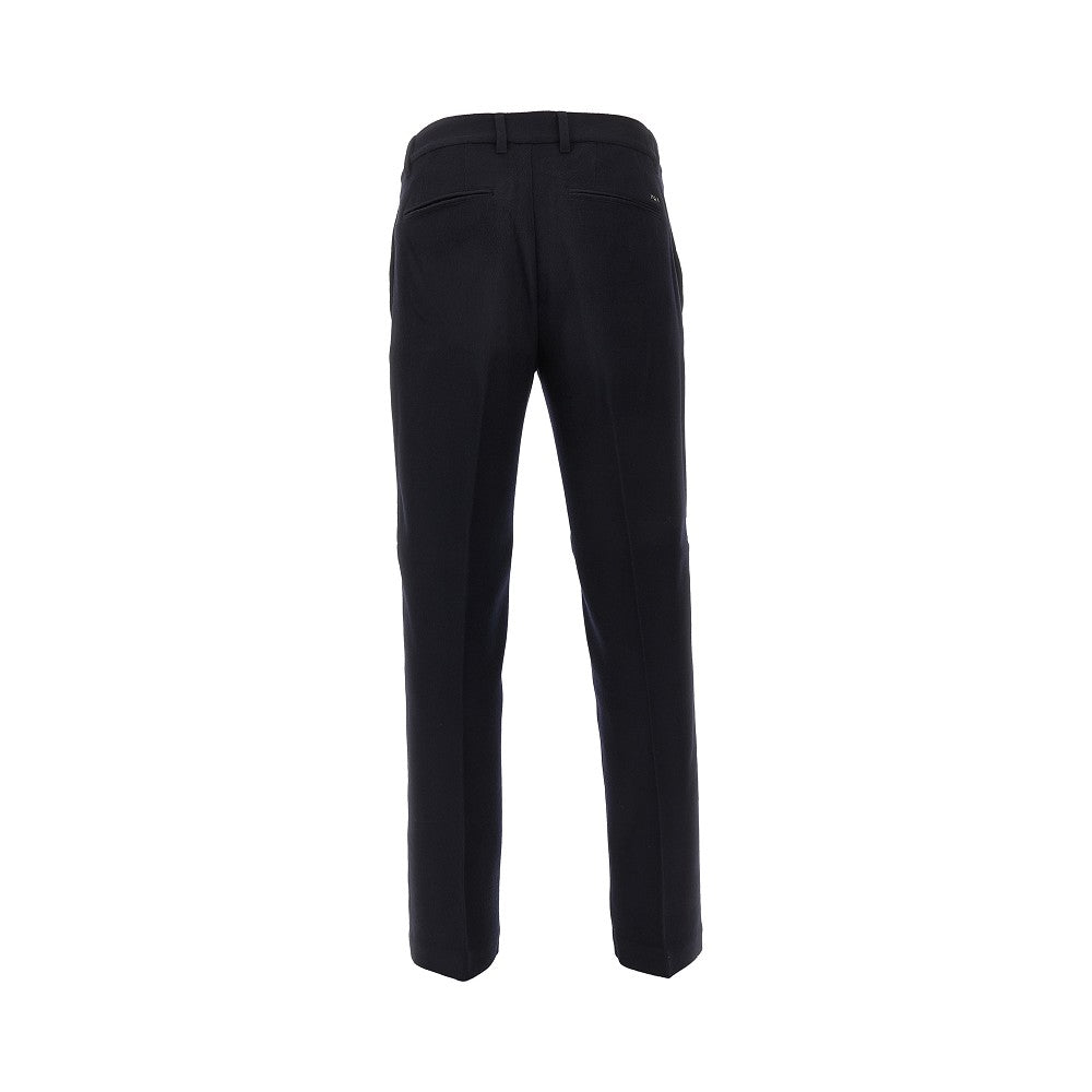 Wool and cashmere-blend chino pants