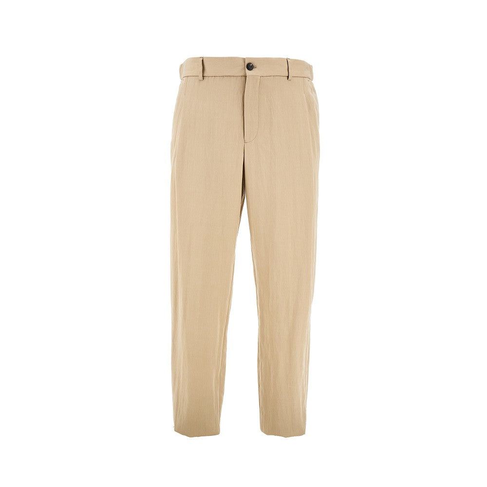 Pantalone in lyocell con pince