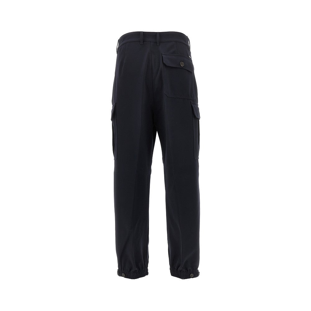 Stretch viscose-blend cargo pants