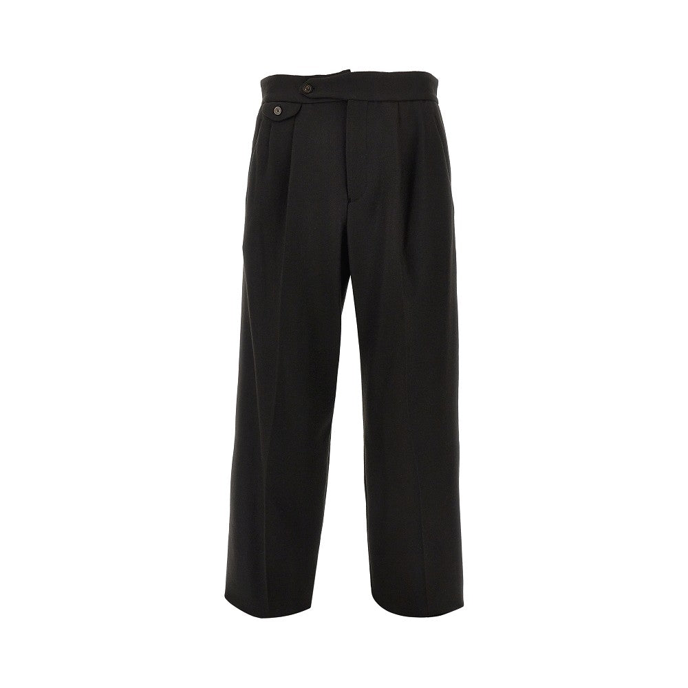 Pantalone sartoriale in lana con pince