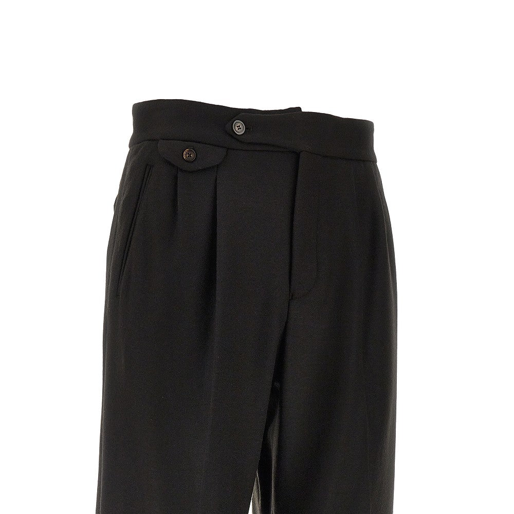 Pantalone sartoriale in lana con pince