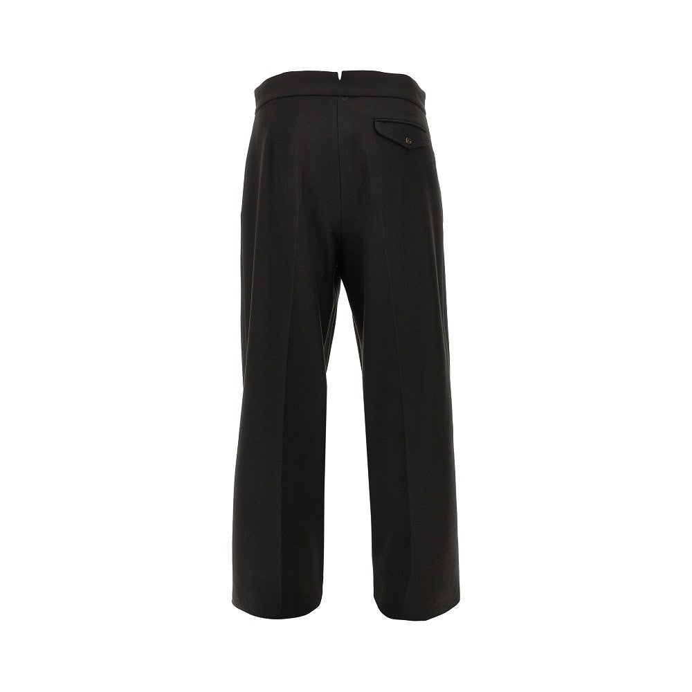 Pantalone sartoriale in lana con pince