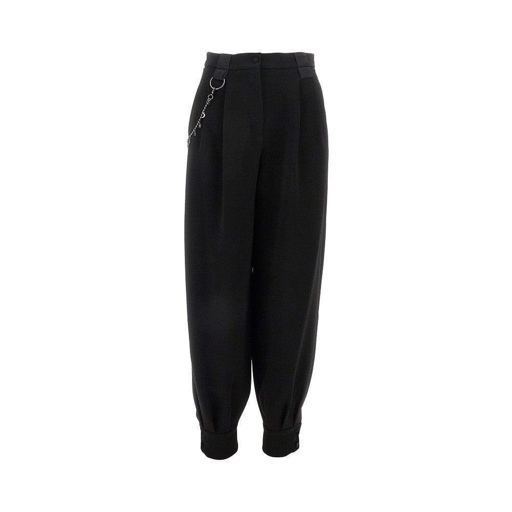 Technical cady pants with chain detail