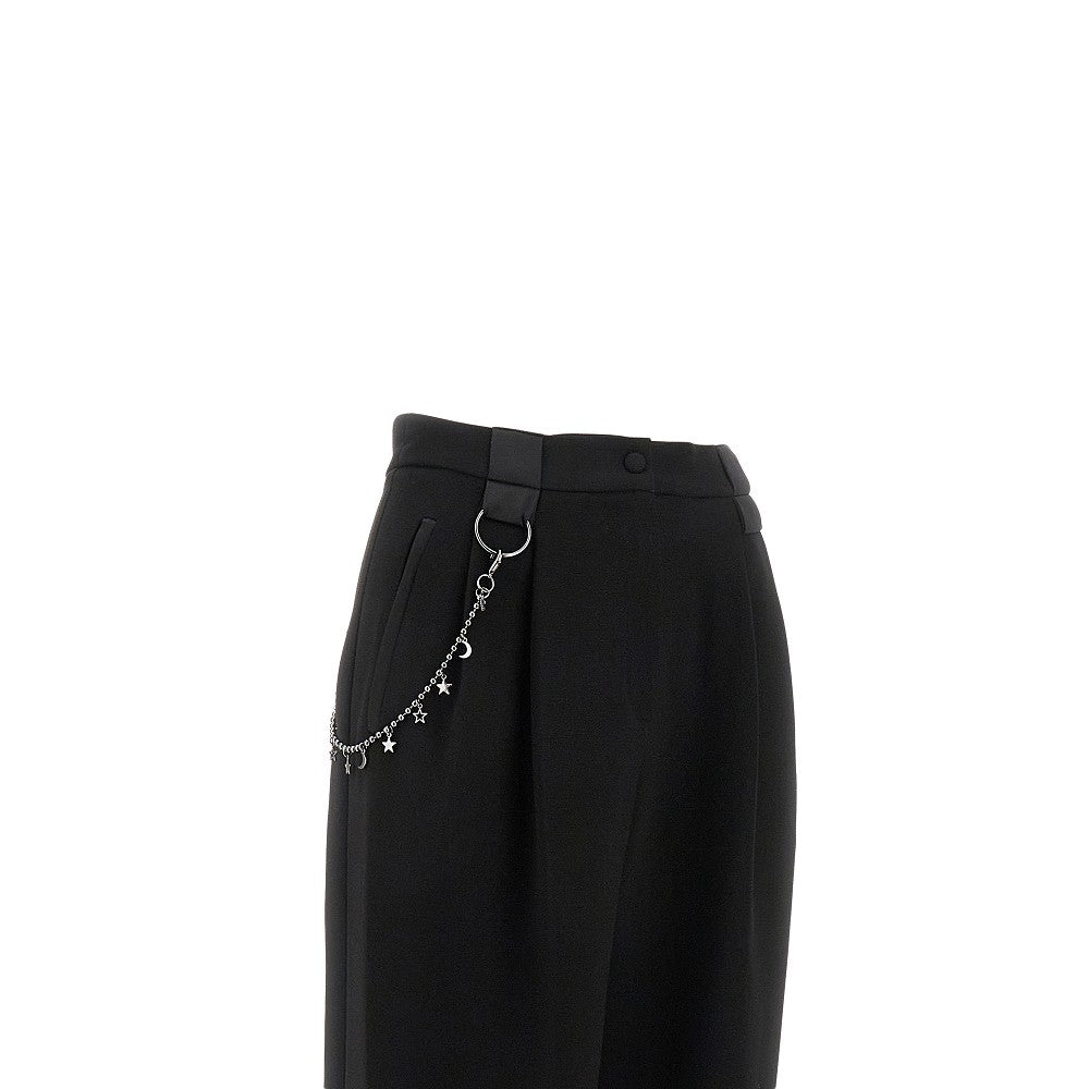 Technical cady pants with chain detail